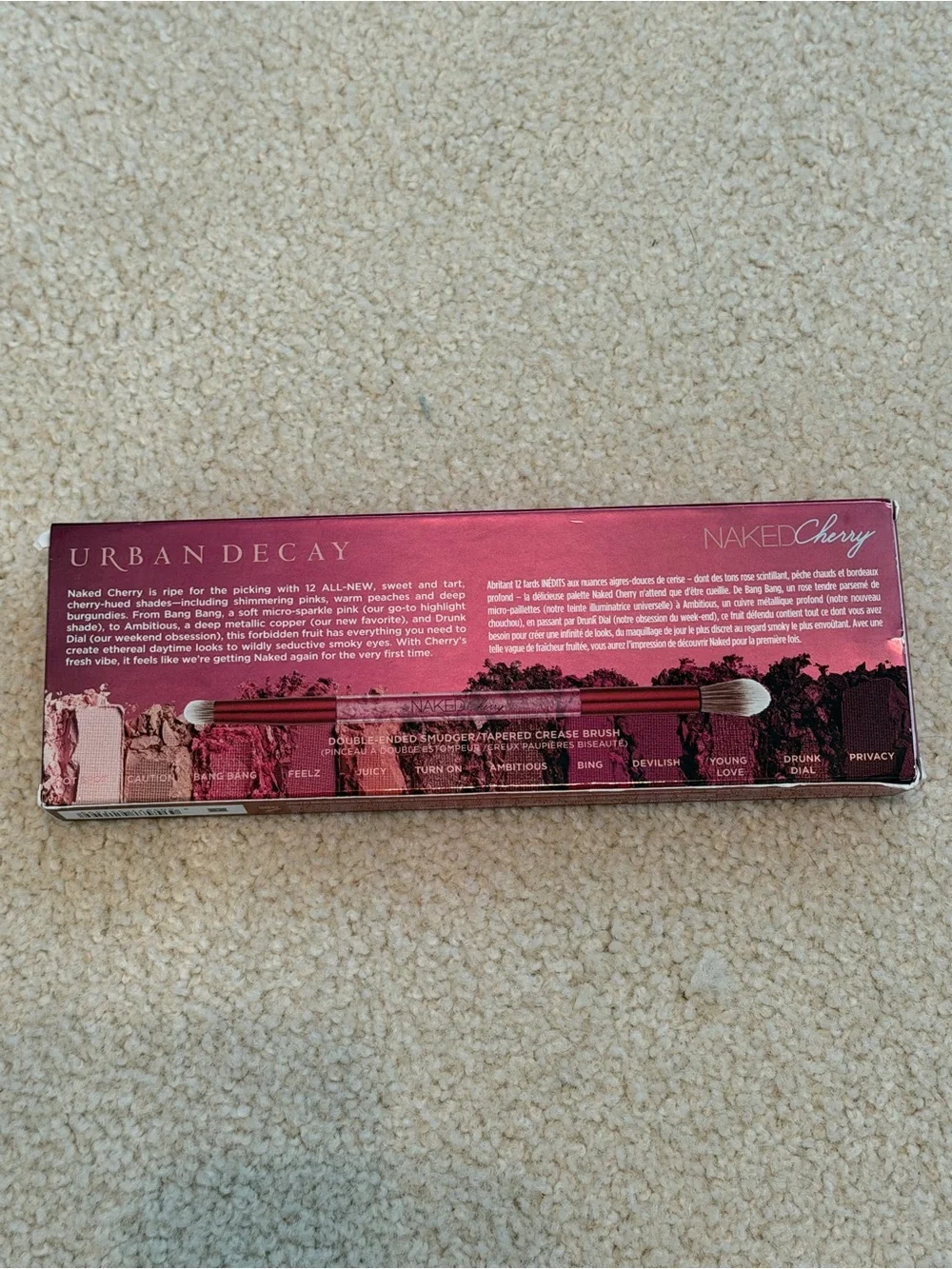 Urban Decay Cherry-Toned Eyeshadow Palette — Pink & Berry Shades